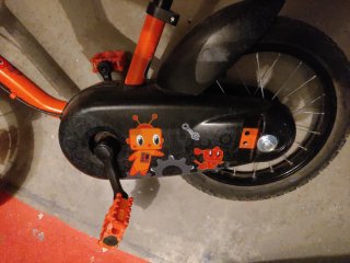 Bicicleta infantil Btwin naranja
