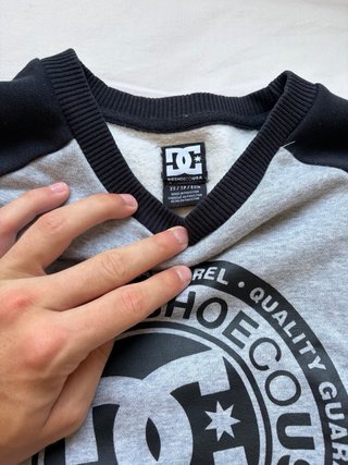 Sudadera DC Shoes Gris y Negra