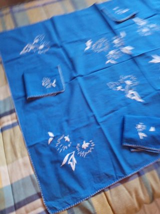 Mantelería bordada a mano