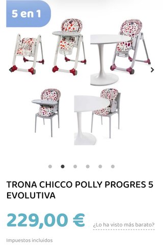 Trona Chicco Polly Progres 5 Evolutiva