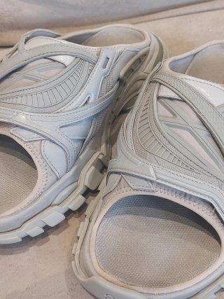 Balenciaga Ciabatte Track Grigie