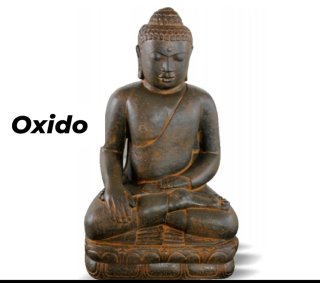 Buda grande 107 cm piedra decoración exterior zen