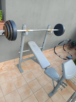 URGE! PESAS MANCUERNAS BARRA KIT GIMNASIO EN CASA