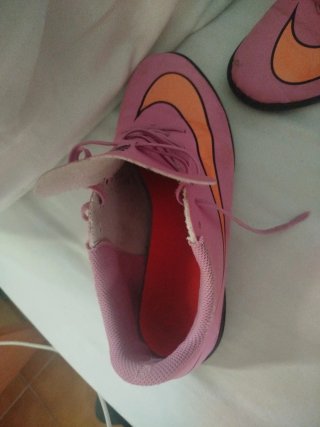Nike Tenis Fútbol Sala Rosa Naranja