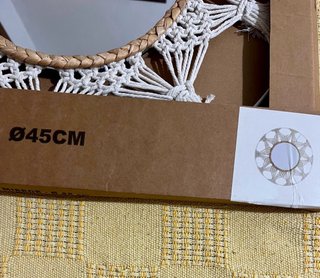 Espejo Macramé Ø45cm