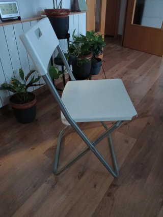6 Sillas Plegables Blancas IKEA