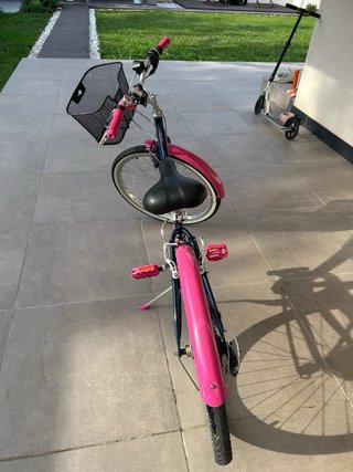 Bicicleta infantil BTWIN azul y rosa
