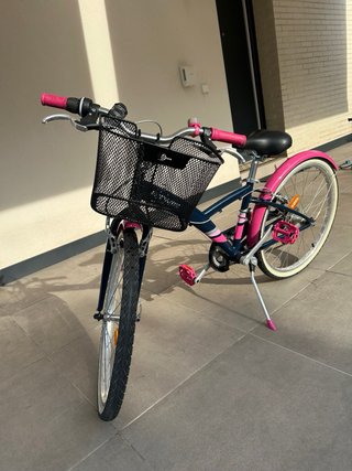 Bicicleta infantil BTWIN azul y rosa