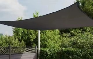 Toldo Vela Negro Poliéster
