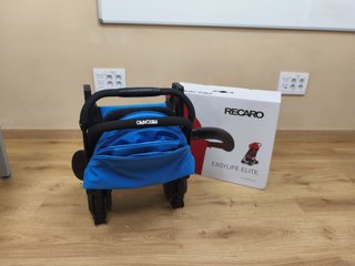 Silla de paseo RECARO Easylife barra y chubasquero