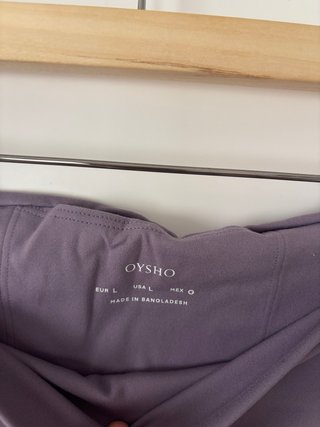 Mallas Oysho moradas Talle L Nuevas