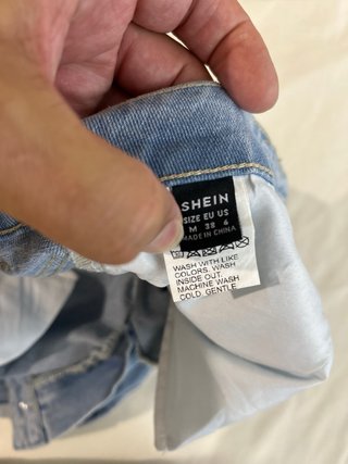 Pantalón corto vaquero azul