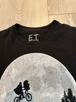 Camiseta E.T. Ride to Work Negra Talla XS