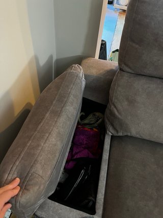 Divano chaise longue estensibile a 3 posti