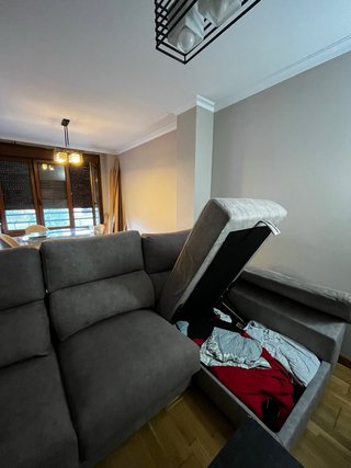 Divano chaise longue estensibile a 3 posti