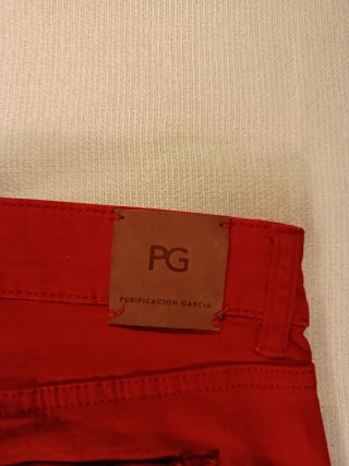 Pantalón Purificación García Rojo Mujer