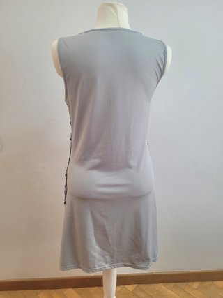 Vestido lentejuelas gris plateado Talla XL