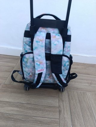 Mochila Totto con estampado de corazones