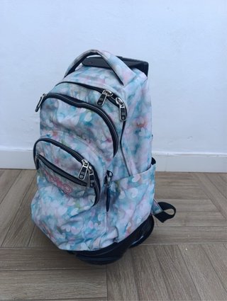 Mochila Totto con estampado de corazones