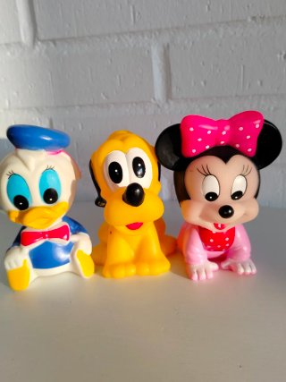 Lote Disney Bolsa Minnie y 3 muñecos bebe