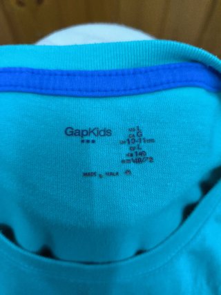 Camiseta Gap Azul Estampada NY/SF