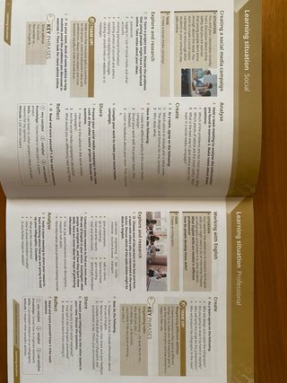 Libro Oxford Key 1 bachillerato Learning situation