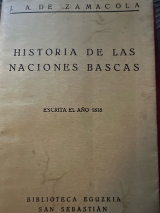 HISTORIA DE LAS NACIONES BASCAS