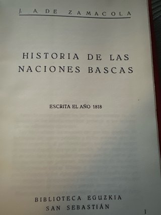 HISTORIA DE LAS NACIONES BASCAS