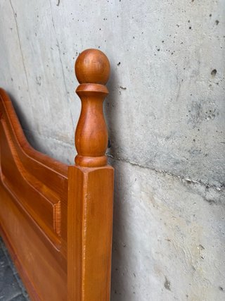 2 Cabeceros pino macizo cama 135 cm