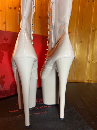 Botines Pole Dance Nude Talla 38