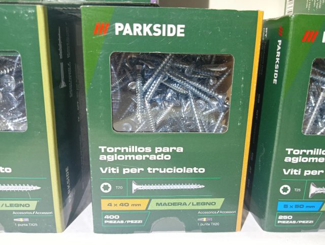 Lote 6 Cajas Tornillos PARKSIDE
