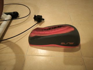 Rodillo Elite con rueda para bicicleta
