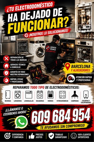 Reparacion Lavadoras Secadoras Tecnico A Domicilio