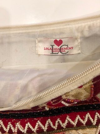 Bolso Lola Casademunt Multicolor Flecos
