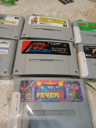 Lote 7 juegos Super Famicom
