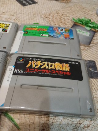 Lote 7 juegos Super Famicom
