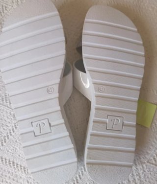 Sandalias Graceland Plata y Blanco