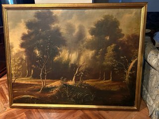 Cuadro de paisaje al óleo
