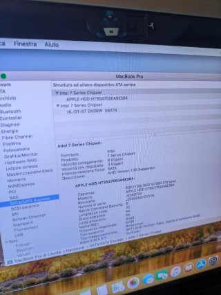 MacBook Pro 13 Mid 2012 i7 - Intel core