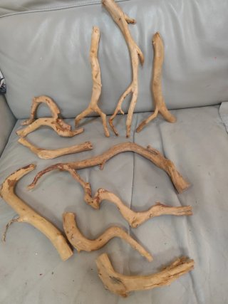 Raíces naturales para acuario