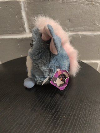 Furby Peluche Azul y Blanco