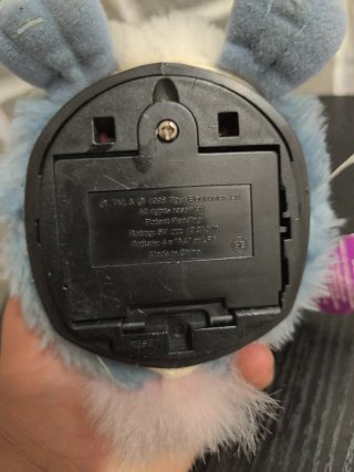 Furby Peluche Azul y Blanco