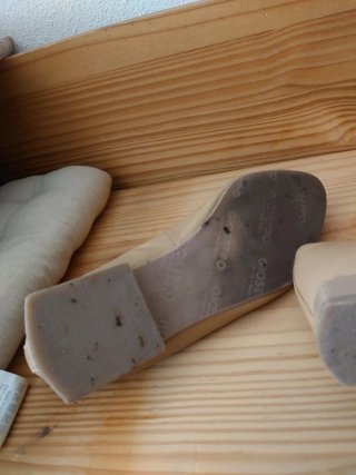 Zapatos planos beige