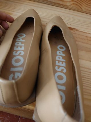 Zapatos planos beige