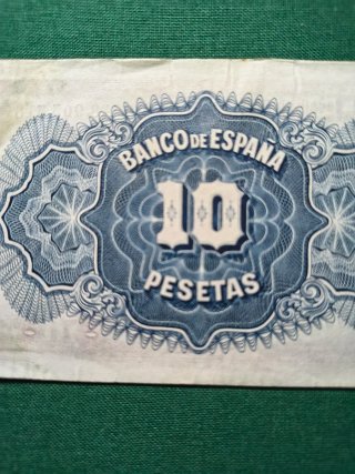 Billete 10 Pesetas Banco de España 1935