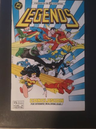 DC Legends miniserie 6 comics John Byrne