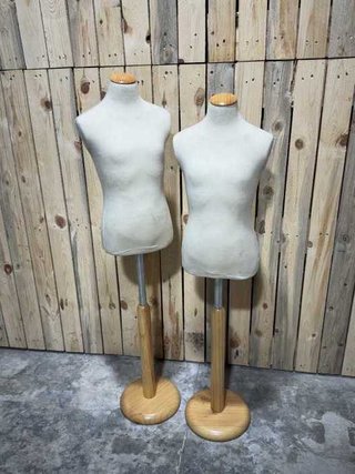 PACK 2 MANIQUIS MADERA 125 CM