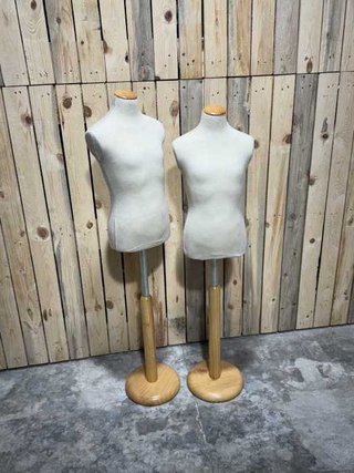 PACK 2 MANIQUIS MADERA 125 CM