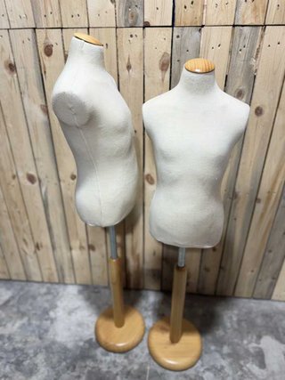PACK 2 MANIQUIS MADERA 125 CM