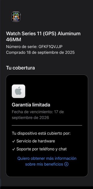 Apple Watch Series 11 Negro/Gris Espacial